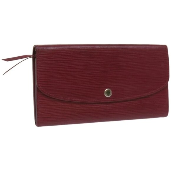 LOUIS VUITTON Epi Portefeuille Emily Long Wallet Fuchsia - Picture 1 of 14